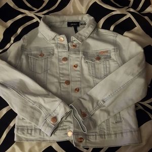 Girls DKNY light blue jean jacket